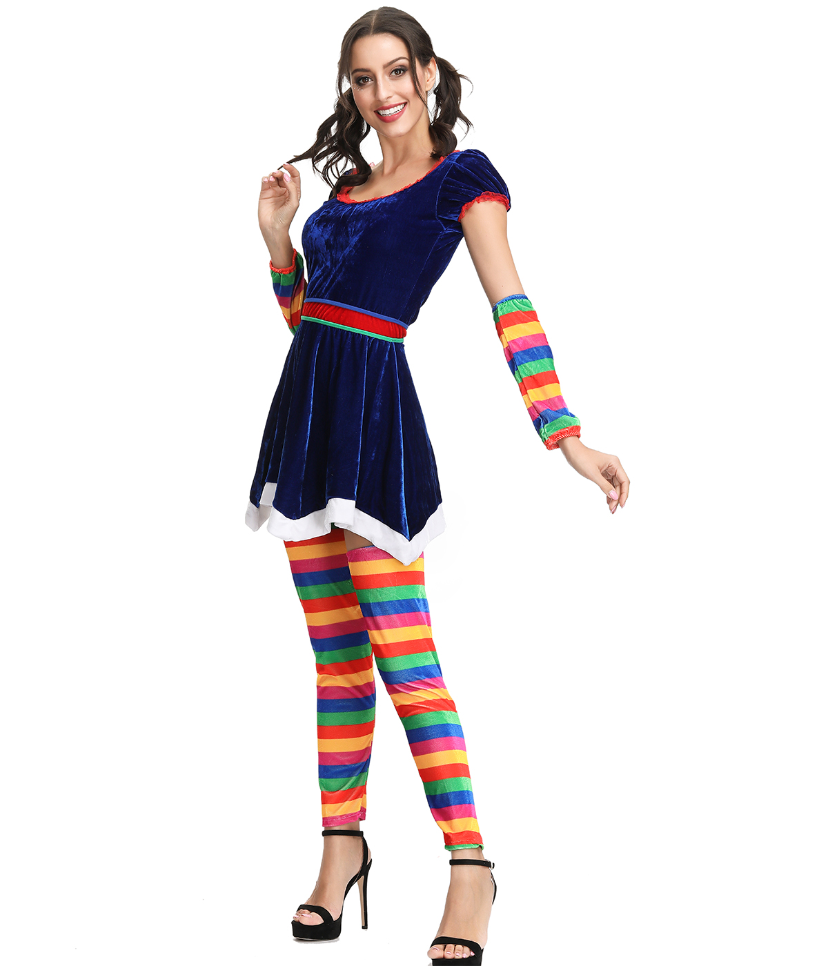 F1909 sexy clown costume for women